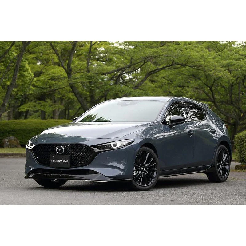 Aero Kit [SIGNATURE STYLE]: Front Under Spoiler (Brilliant Black) | Mazda3 Hatchback (2019-2026) - Image 10