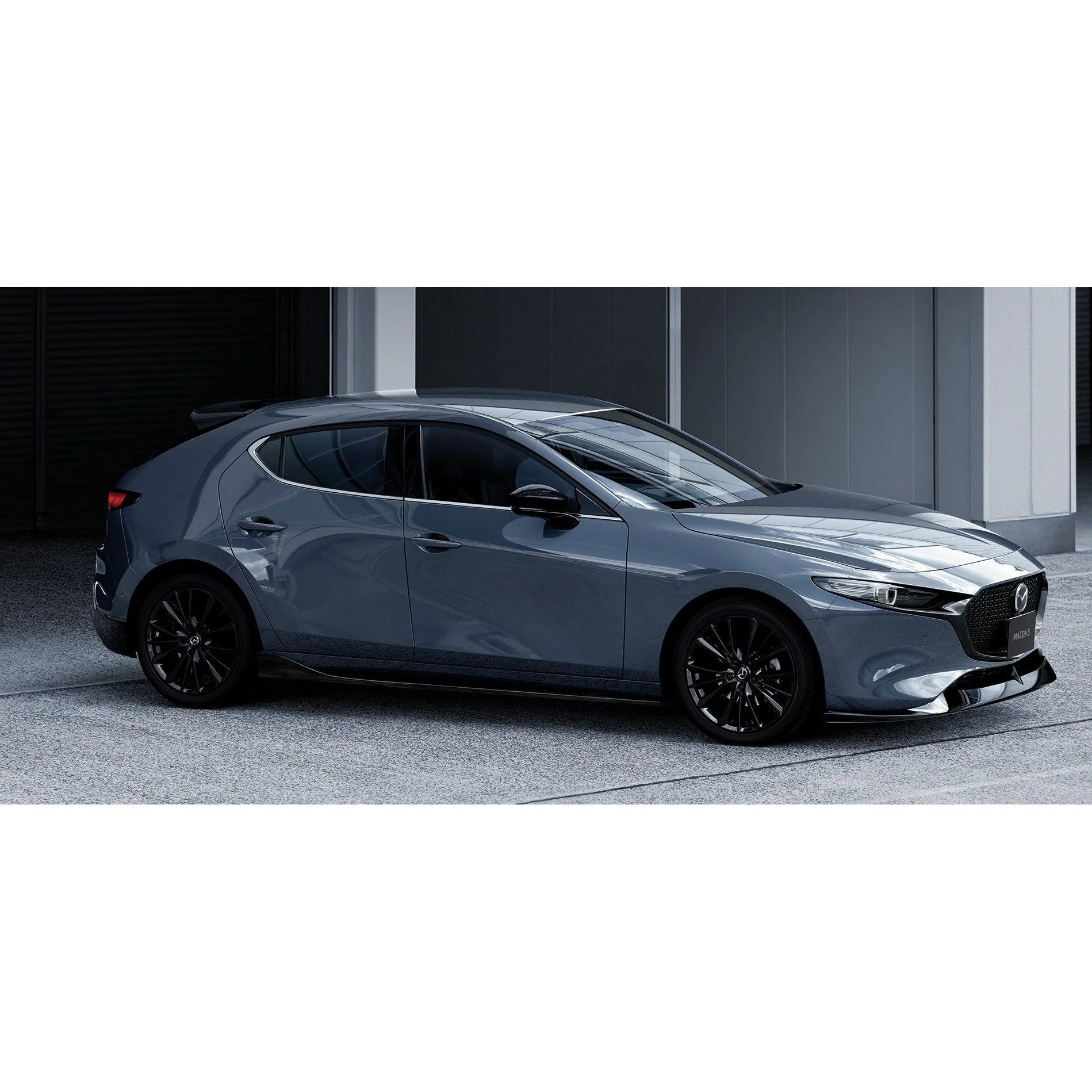 Aero Kit [SIGNATURE STYLE]: Front Under Spoiler (Brilliant Black) | Mazda3 Hatchback (2019-2026) - Image 6