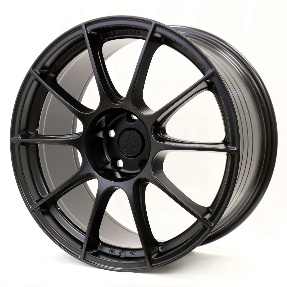 ASCEND Wheels FR02 - GINZA Alloy Wheel (Satin Black) — 18", 19" - Image 3