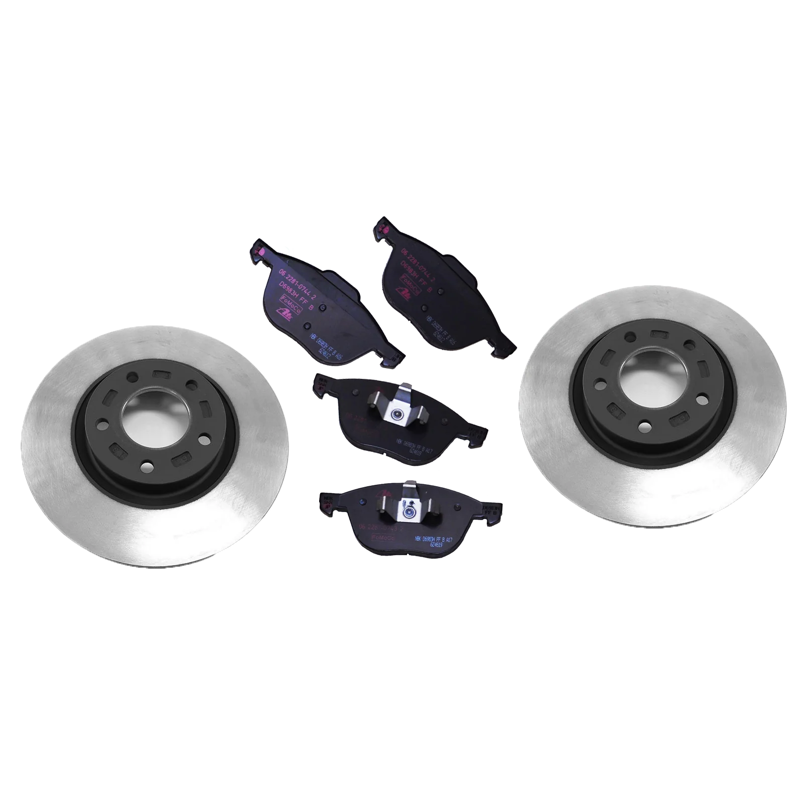 Brake Package, Front: Pads, Rotors & Attachment Kit | Mazda CX-5 (2013-2016)
