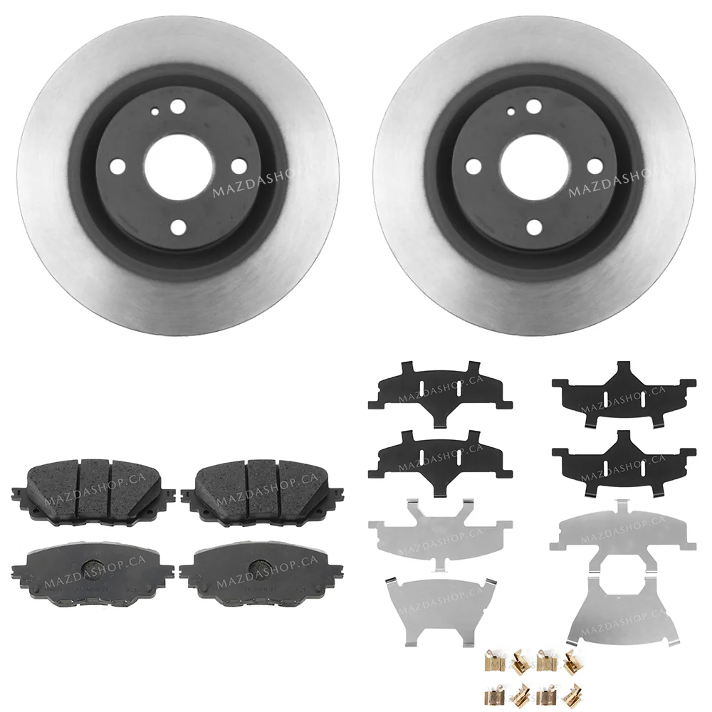 Brake Package, Front: Pads, Rotors & Attachment Kit | Mazda MX-5 (2016-2026) - Image 2