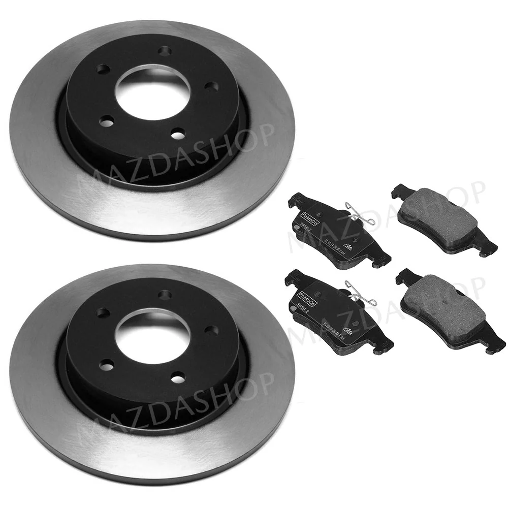 Brake Package, Rear: Pads, Rotors | Mazda3 Sedan, Hatchback & Mazdaspeed3 (2010-2013) - Image 2