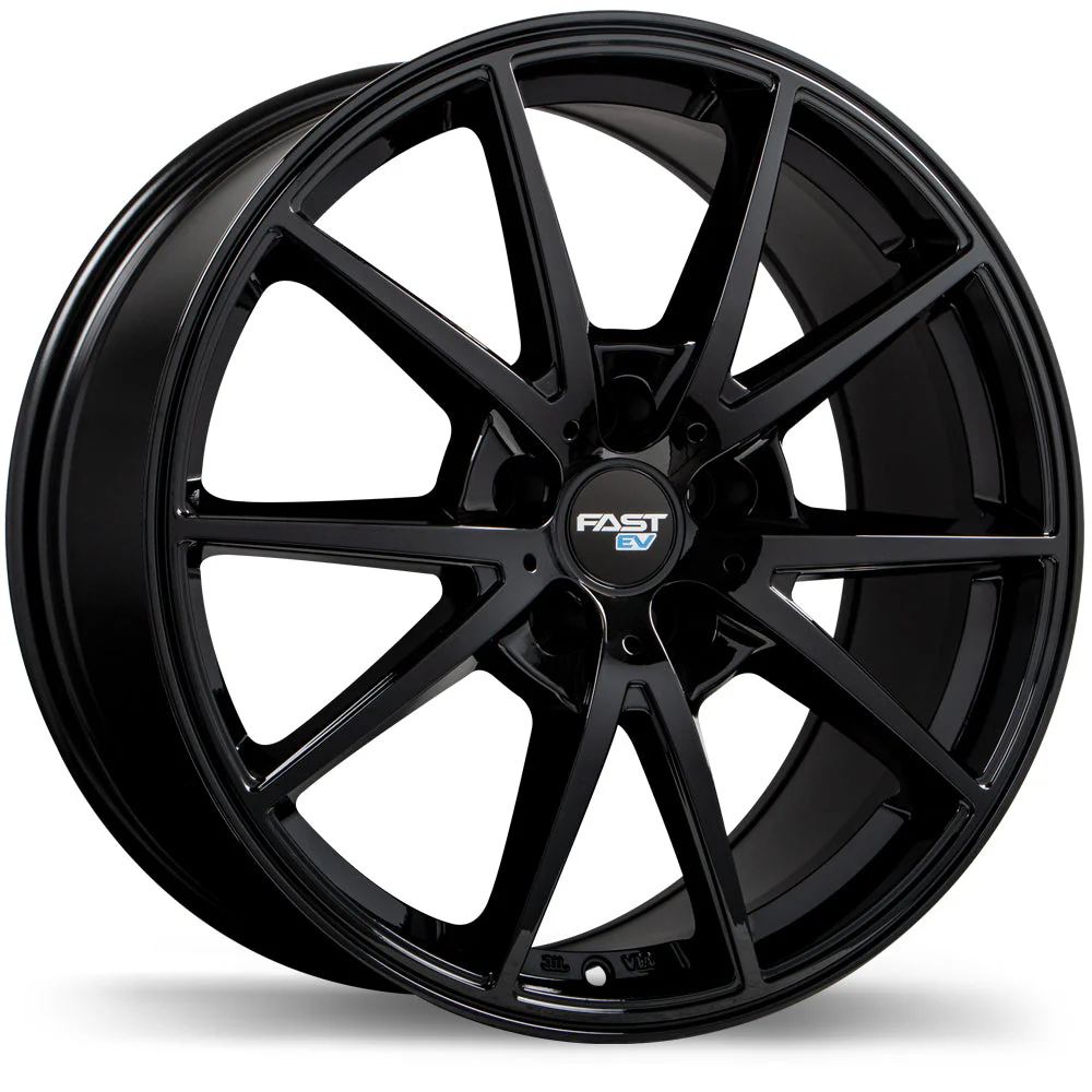 FastEV EV02 Alloy Wheel (Gloss Black) — 17", 18"