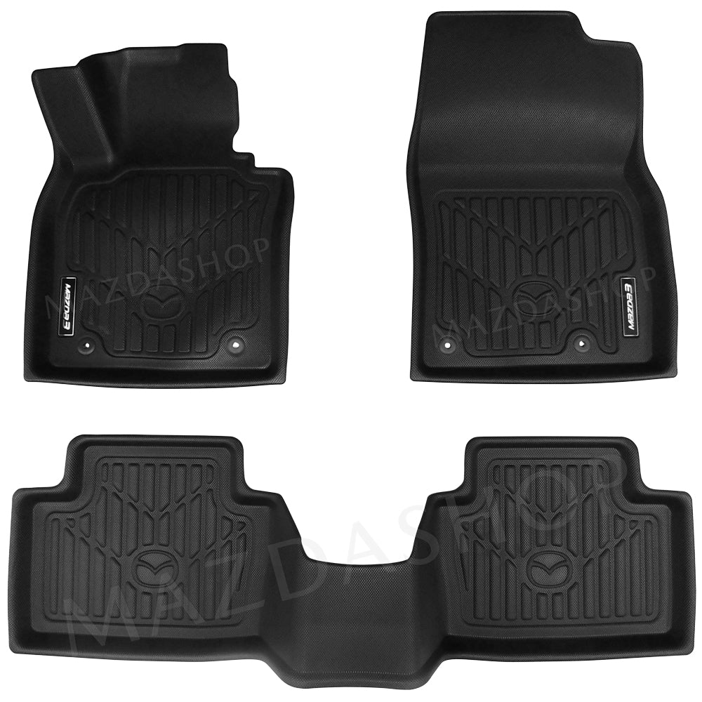 Floor Liners (Front & Rear) - Premium Line | Mazda3 Sedan & Hatchback (2019-2026)