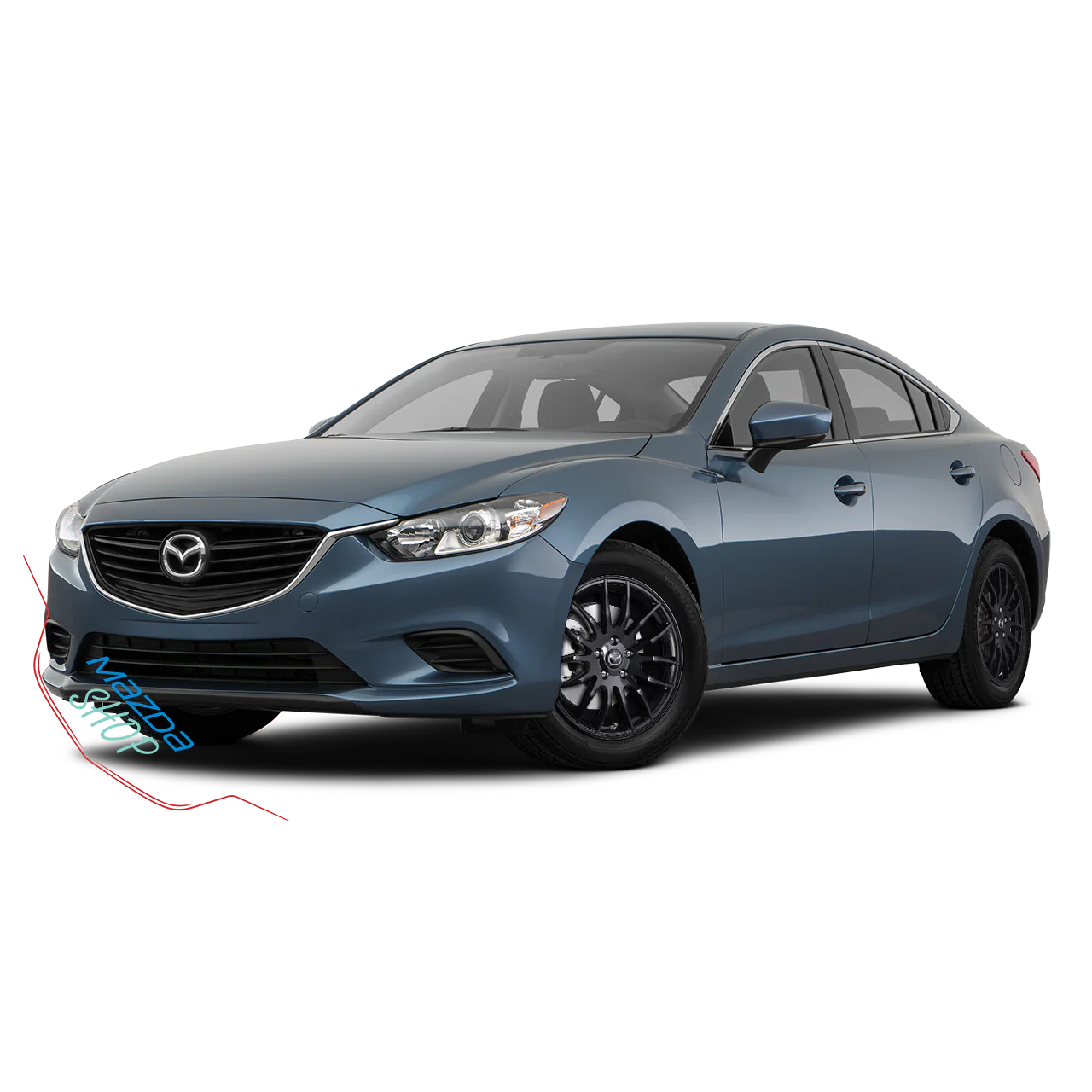 Mazda M002 Alloy Rims (Gloss Black) — 16", 17", 18" | Full Set of Four [BLEMISHED] - Image 12