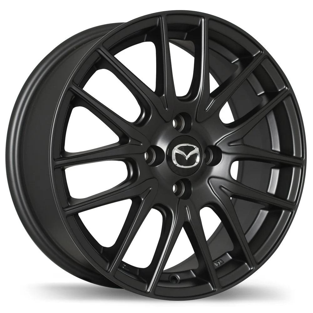 Mazda M009 Alloy Wheel (Matte Black) — 17"