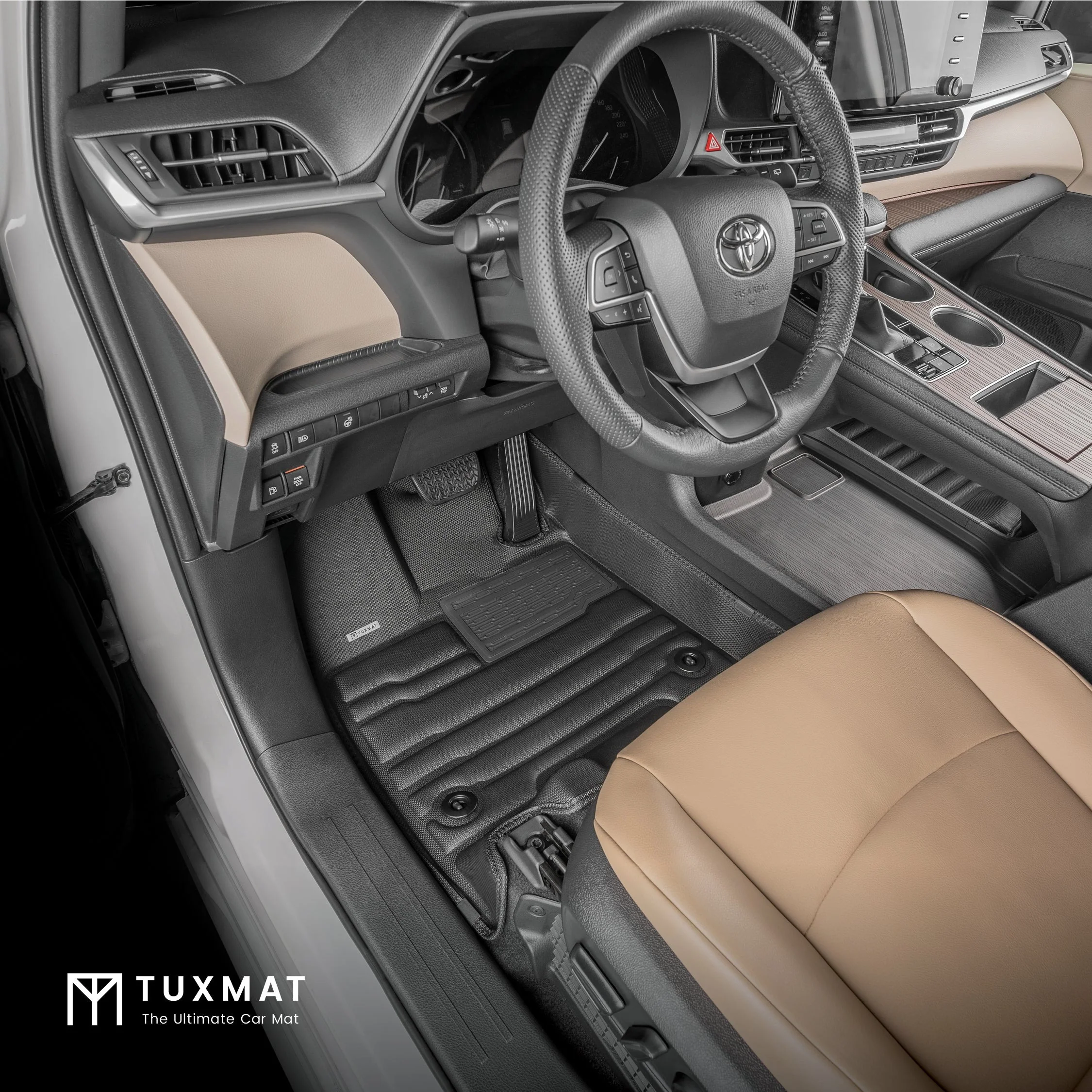 TuxMat Floor Mats (1st, 2nd & 3rd Rows) | Toyota Sienna (2021-2026) - Image 6