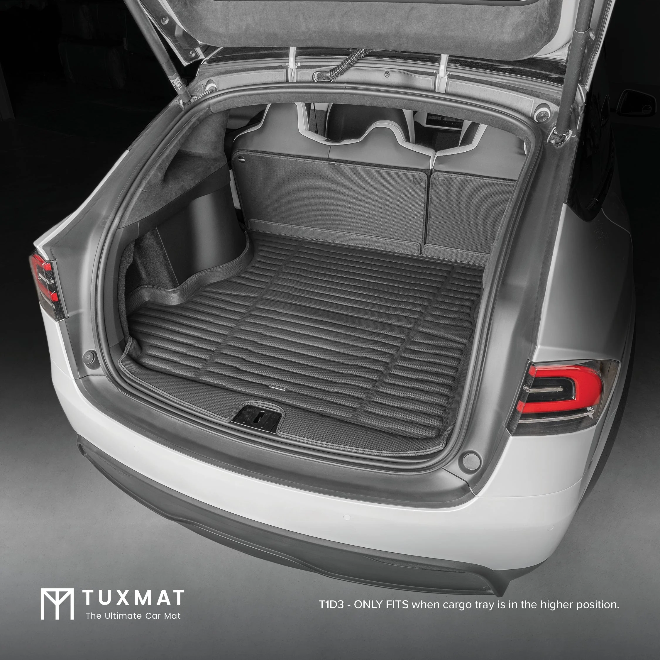 TuxMat SuperTrunk Mat with Seatback Protection | Tesla Model X (2022-2024) - Image 2